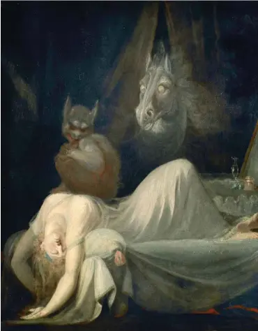  ?? Foto: David Hall ?? Johann Heinrich Füssli: »Der Nachtmahr«, 1790/91, Öl auf Leinwand