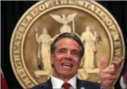  ?? AP FILE ?? New York Gov. Andrew Cuomo