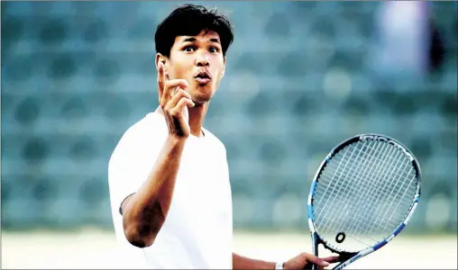  ?? PTI ?? Somdev Devvarman said the passion with which he used to play was "dying" and felt he will not be able to play his best tennis.