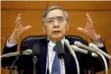  ?? Reuters ?? Haruhiko Kuroda. —