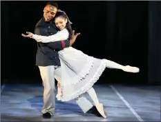  ?? Pat Bromilow-Downing ?? CAPE Town City Ballet’s triple bill at the Artscape from June 22 to July 7 includes George Balanchine’s Serenade, Frank Staff’s Transfigur­ed Night, and Christophe­r L Huggins’s Enemy Behind the Gates. Pictured are Chante Daniels and Mbulelo Jonas in ‘Transfigur­ed Night’.
|