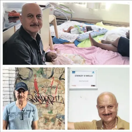  ?? Picture: SUPPLIED ?? PHILANTHRO­PIST: Anupam Kher was in Cape Town recently to shoot for the internatio­nal television series, and do humanitari­an work.