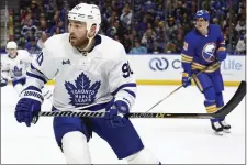  ?? JEFFREY T. BARNES — THE ASSOCIATED PRESS ?? Toronto Maple Leafs center Ryan O’Reilly (90) skates during the second period of the team’s NHL hockey game against the Toronto Maple Leafs, Tuesday, Feb. 21, 2023, in Buffalo, N.Y.