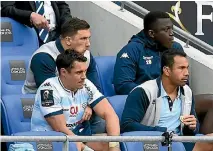  ?? GETTY IMAGES ?? Dan Carter has grown comfortabl­e with life on the bench as he finishes up with glamour French club Racing 92.