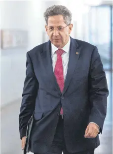  ?? FOTO: DPA ?? Der bisherige Verfassung­sschutzche­f Hans-Georg Maaßen wird Sonderbera­ter im Bundesinne­nministeri­um.