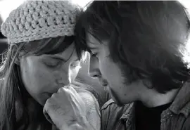  ??  ?? MY OLD MAN
Joni Mitchell and Graham Nash in a limo, on their way to Big Bear Lake for a CSN photo shoot circa 1969. “After a couple of hours, they forgot I was there,” Diltz says. “That was a real moment.”
OUR HOUSE