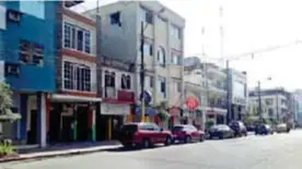  ??  ?? PANORAMA. Así lucen las calles de Babahoyo, un día entre semana.