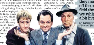  ??  ?? LOVELY JUBBLY Sitcom trio made millions laugh