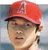  ??  ?? SHOHEI OHTANI Whiffs six in six.