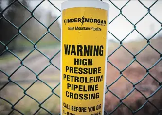  ?? DARRYL DYCK THE CANADIAN PRESS ?? The federal government insists it does not plan to own and operate the Trans Mountain pipeline over the long term and is expected to continue talking to interested parties.