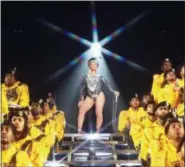  ?? ASSOCIATED PRESS ?? This image released by Netflix shows Beyonce in a scene from her documentar­y “Homecoming: A Film by Beyoncé.”