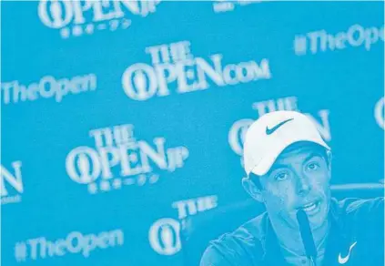  ?? Left: Stuart Franklin, Getty Images Top: Paul Ellis, Getty Images ?? A Northern Ireland native like Rory McIlroy, above, is likely to say “The Open” while Americans such as Rickie Fowler, left, often opt for “British Open.”