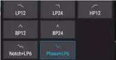  ??  ?? The Notch+LP6 and Phase+LP6 modes are fantastic