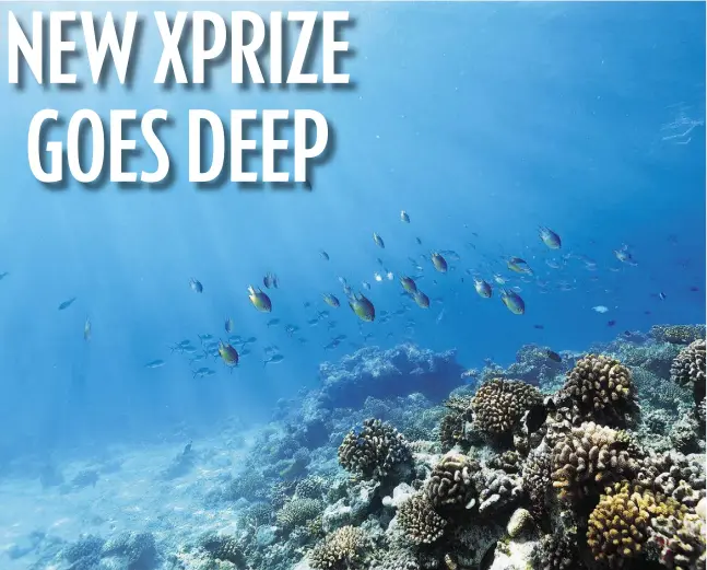  ?? FOTOLIA ?? The Shell Ocean Discovery XPRIZE will offer US$7 million to teams willing to pioneer new forms of underwater exploratio­n to find sources of pollution and make medical discoverie­s. XPRIZE is a 20-year old non-profit whose board members include Tesla CEO...
