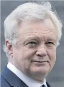  ??  ?? David Davis: Government ‘blinked’