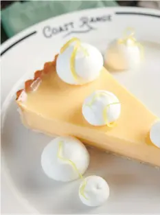  ??  ?? Meyer Lemon Tarte