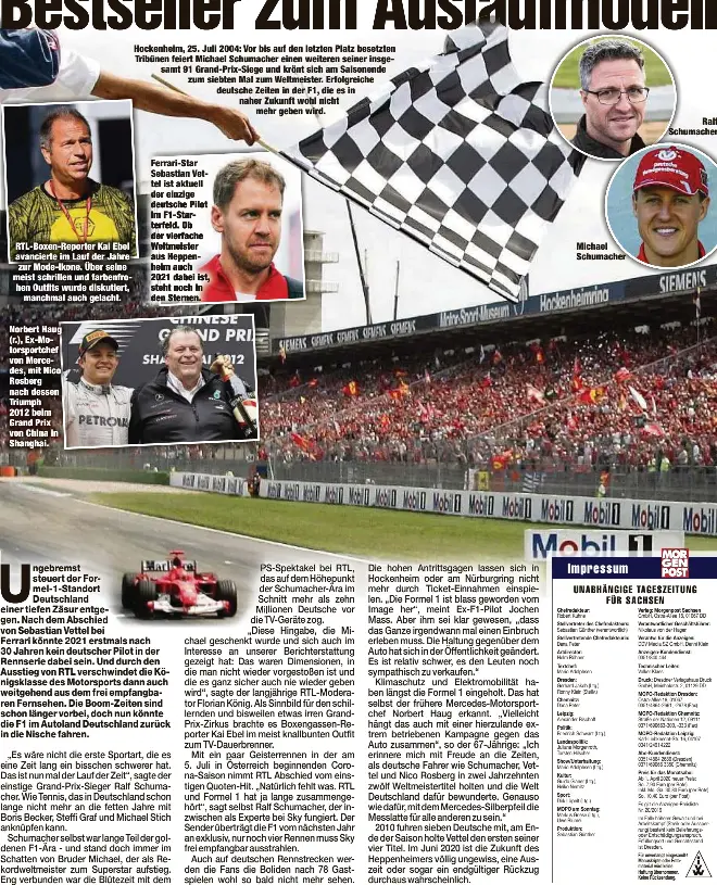 Formel 1 In Deutschland Vom Bestseller Zum Auslaufmodell Pressreader