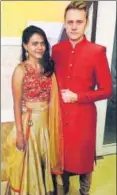  ??  ?? Mumbai girl Manali Shah and Polish chef Andrzej Jarzabkiew­icz met on a hiking trail and fell in love when he returned to the city and couchsurfe­d at the home of her friend. When her parents objected to their relationsh­ip, the host helped Jarzabkiew­icz...