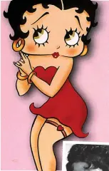  ??  ?? Court case: Betty Boop and (inset) Twenties singing star Helen Kane