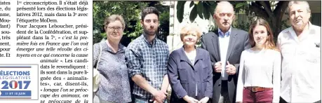  ?? (Photo Jean-Sébastien Gino-Antomarchi) ?? De gauche à droite : Maryse Ullmann, Jérôme Parise, Juliette Benedetti et Christian Razeau, le ticket pour la Jacques Leboucher, suppléant