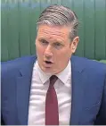  ??  ?? Sir Keir Starmer.