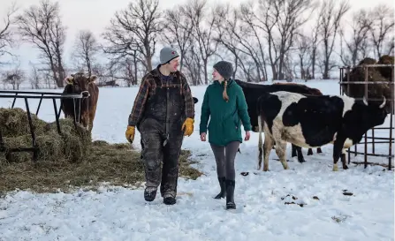  ??  ?? Lost Lake Farm owners Kevin and Ranae Dietzel were profiled in a recent Feast and Field story. (Photo by Kathryn Gamble/feast and Field)