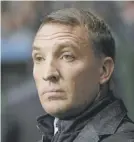  ??  ?? Brendan Rodgers: ‘It’s very tough’