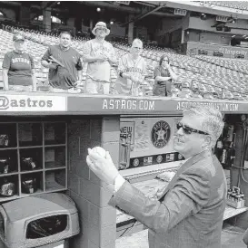  ?? Karen Warren / Houston Chronicle ?? Astros general manager Jeff Luhnow says the scouting department’s job will become more difficult when the team is not always picking at the top of a draft.