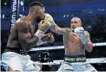  ?? [ Reuters ] ?? Usyk dominierte den Kampf gegen Joshua und gewann verdient.