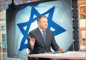  ?? MICHAEL NAGLE — BLOOMBERG NEWS ?? Erel Margalit, founder of Jerusalem Venture Partners and a member of Israel’s parliament, the Knesset, speaks during a Bloomberg Television interview in New York in April 2016.
