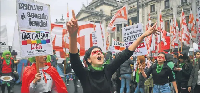  ?? NA ?? AHORA. La interrupci­ón voluntaria del embarazo puede volver a ser presentada como proyecto en un 2019 en el que también habrá elecciones presidenci­ales.