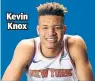  ??  ?? Kevin Knox