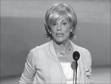  ?? J. Scott Applewhite Associated Press ?? ALICE GERMOND, shown at the 2012 Democratic National Convention, is the new chairwoman of the state Fair Political Practices Commission. The agency has been in turmoil after a power struggle among members.