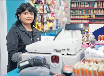  ?? Photo: FAIRFAX NZ ?? Scolded offender: Ngaio Supermarke­t owner Kelly Patel, whose store was robbed at knife point by a youth.