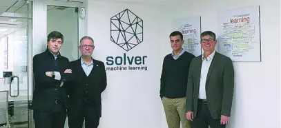  ?? LA RAZÓN ?? Solver Machine Learning es una empresa emergente española con sede en Valencia