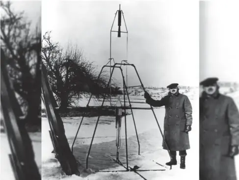  ?? (Nasa) ?? Robert H Goddard and the first liquid - fuelled rocket, on this day in 1926