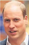  ??  ?? Prince William...tribute