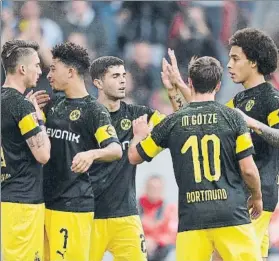  ?? FOTO: EFE ?? El Borussia Dortmund, el rival más serio al que se ha medido este curso el Atleti