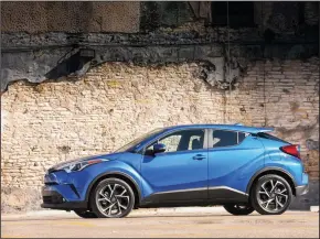  ?? DEWHURST PHOTOGRAPH­Y ?? The 2018 Toyota C-HR has a 2.0-liter, four-cylinder under the hood that is rated at only 144 horsepower, so accelerati­on is leisurely.