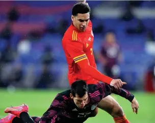  ?? Picture: David Davies ?? Police are investigat­ing after Swansea City player Ben Cabango (above) and his Wales team-mate Rabbi Matondo were racially abused on social media at the weekend.