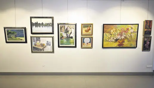  ?? ?? The 44th edition of the Solidarity Associatio­n of the Spouses of Foreign Service Members (DMEDD) art exhibition, organized under the theme “Roots and Roads” by the DMEDD, has been inaugurate­d in Ankara, Türkiye, May 15, 2024.