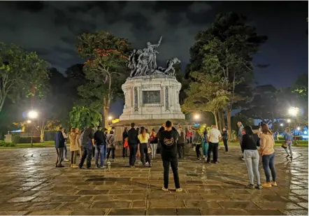  ?? CoRTesÍA ?? El recorrido de este viernes 23 de julio será a partir de las 6:30 p. m., mientras que el sábado será a las 9 a. m. Se visitará el Monumento Nacional y el Parque Francia, por ejemplo.