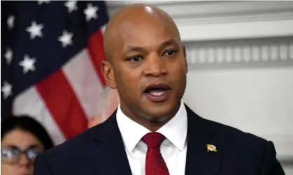  ?? Photograph: Barbara Haddock Taylor/AP ?? Wes Moore: ‘When you’re talking to a lot of folks … the threat to democracy is not something that’s on people’s everyday thought list.’