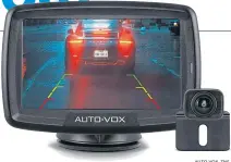  ?? AUTO-VOX TNS ?? The Auto-Vox CS-2 Wireless Backup Camera Kit uses digital wireless transmissi­on.