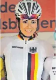  ?? FOTO: KEVIN BUYSSENS ?? Fährt ab Januar nächsten Jahres erstmals für ein Profiteam: Laura Süßemilch hat einen Zweijahres­vertrag bei „Health Mate - Cyclelive“aus Belgien unterschri­eben.