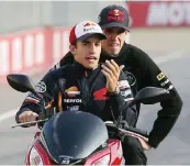  ?? REUTERS ?? Marc Marquez, 22 anni, con il fratello Alex, 19 anni