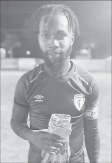  ?? ?? Pouderoyen FC Goalkeeper Sherwin Wills