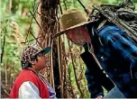  ?? KANE SKENNAR ?? Julian Dennison and Sam Neill star in Taika Waititi’s film Hunt for the Wilderpeop­le.