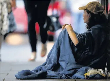  ??  ?? > ‘Numbers of rough sleepers have increased in Cardiff, alongside almost every other city in the UK’