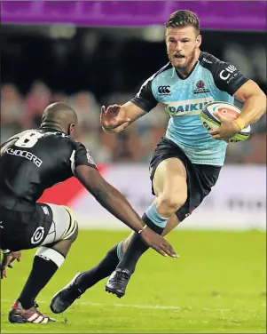  ?? Picture: GALLO IMAGES ?? FULLY FIT: Rob Horne, right, returns following his recovery with a painful hamstring at outside centre for the NSW Waratahs ahead of their clash with the Southern Kings in Sydney today (kick-off 11:45am)